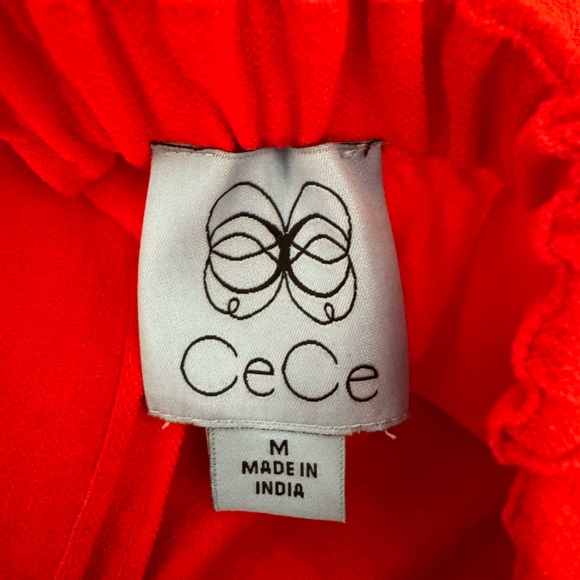 Like new, Cece red maxi dress, ties in back, Size M - Picture 7 of 8